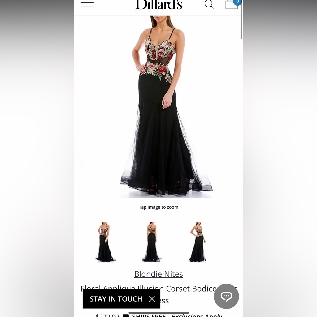 Only Used Once!! Beautiful Dress, Size 1